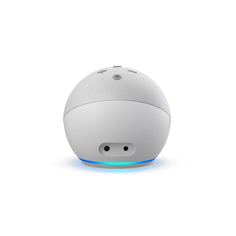 Amazon Echo Dot with Clock (4th Gen) Glacier White